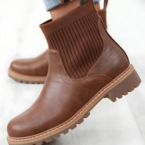Cabin Cozy Ribbed Boots