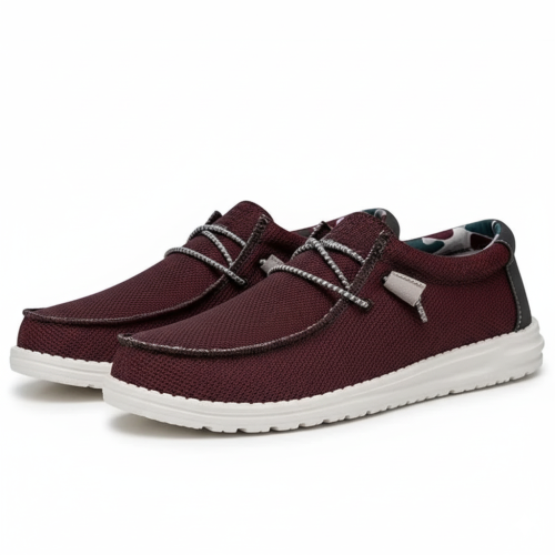 Easy Fit Textured Loafers